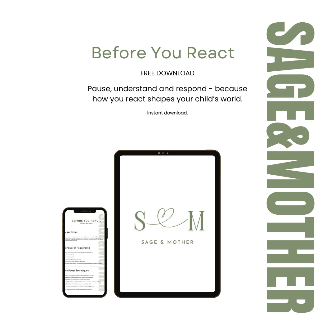 Before You React – Free Downloadable PDF